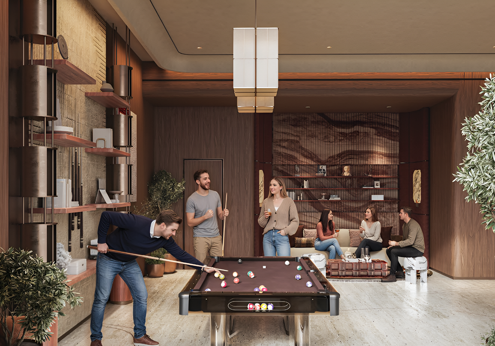 Multistar Autograph Residency Oshiwara Indoor Recreation and Social Lounge